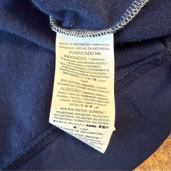 Notre Dame Fanatics Fighting Irish Hoodie Colorblock Pullover Blue Women's M - Picture 8 of 9